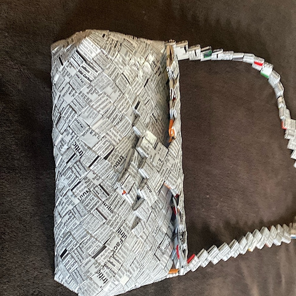 Recycled wrapper purse